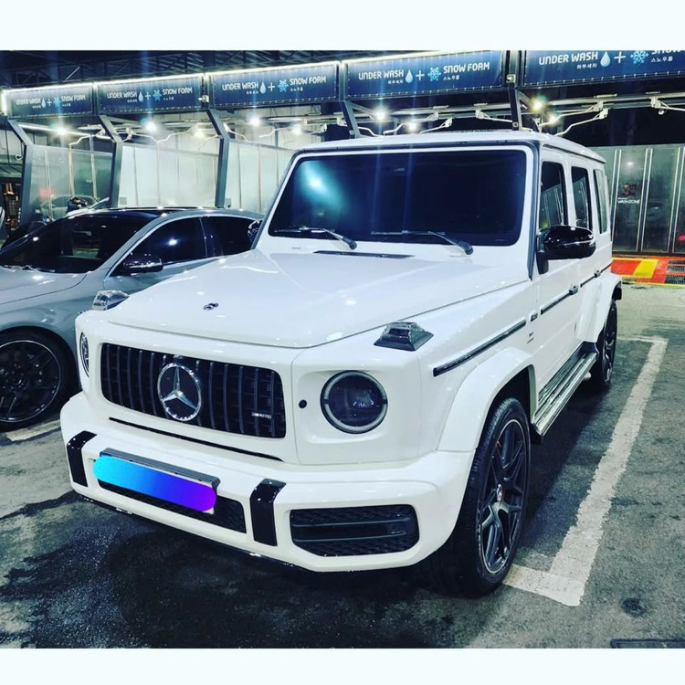 무보증 제2운전자 벤츠 g63 amg 화이트 부라부스 튜닝 이미지