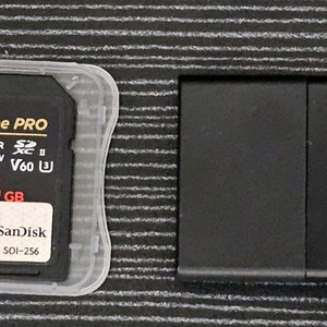 샌디스크 V60 256GB + 소니 MRW-S1 카드리더기