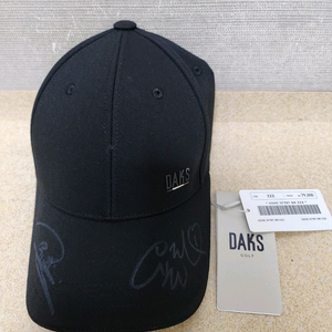 닥스골프 남성 로고 전사 6각 골프모자 새제품