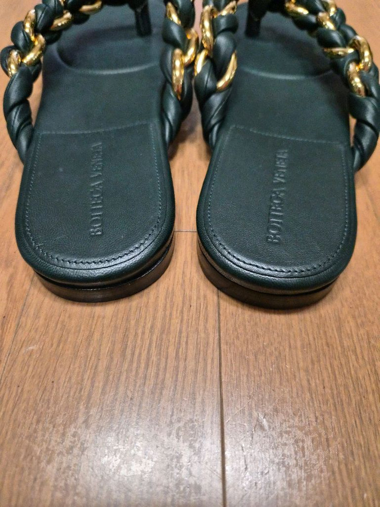 (정품) 보테가베네타 나파가죽 슬리퍼 38.5 (명품 샌들 여자 신발)--2