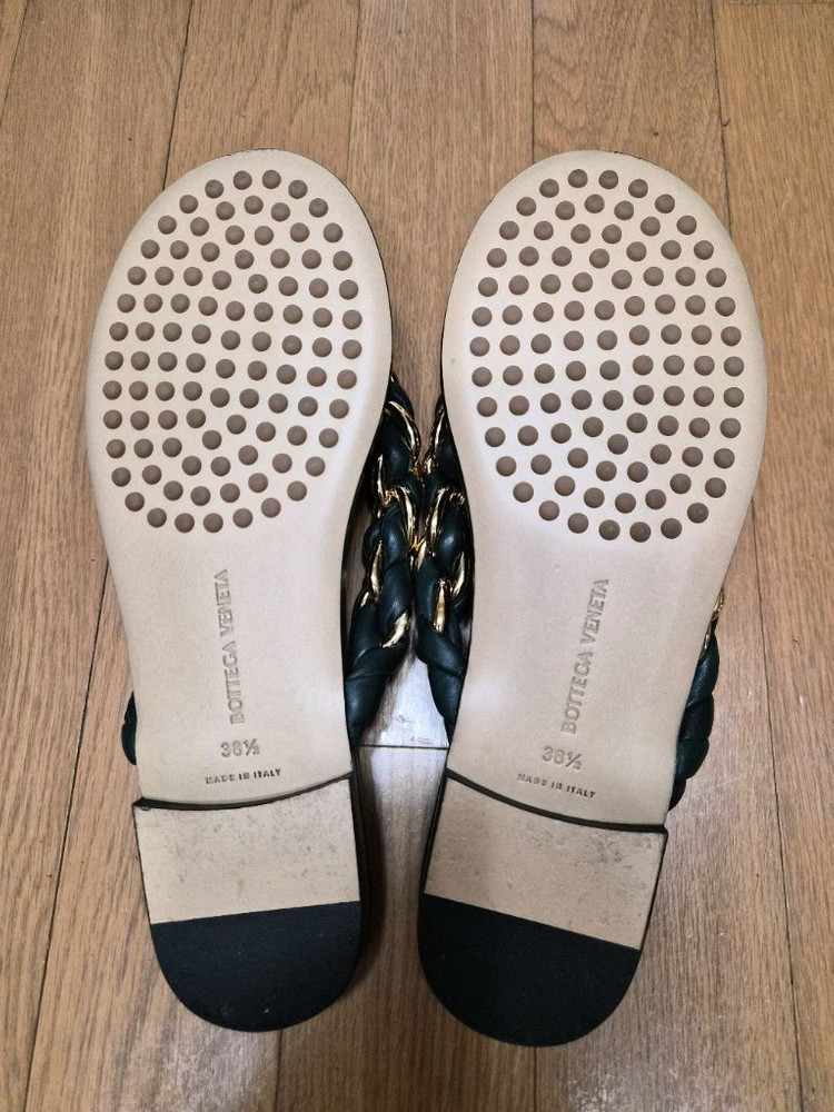 (정품) 보테가베네타 나파가죽 슬리퍼 38.5 (명품 샌들 여자 신발)--6