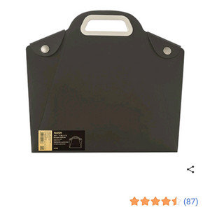 메종디망쉬 베이직 A4 서류 가방 다크브라운