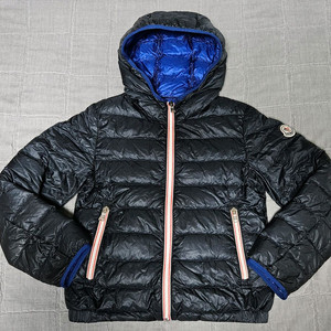 몽클레어 키즈 블랙 후드경량패딩 8y 8a 8t 130cm 이미지