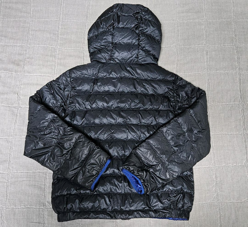 몽클레어 키즈 블랙 후드경량패딩 8y 8a 8t 130cm 이미지