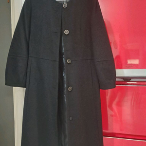 제평 Adoniser 블랙 롱 코트 원피스