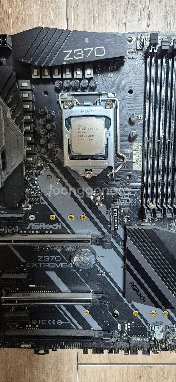 반본체 팝니다, RTX 3070, i5-8600k (뚜따)+ z370 익스4, ddr4 32gb (8*4)--3