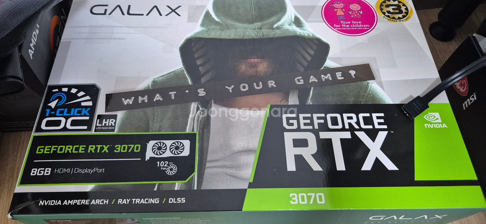 반본체 팝니다, RTX 3070, i5-8600k (뚜따)+ z370 익스4, ddr4 32gb (8*4)--2