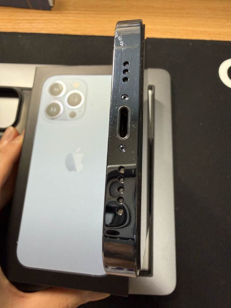 아이폰 13프로 256 시에라블루 풀박스--6