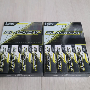 (새상품) Lynx 링스 블랙캣 골프공 옐로우 24구