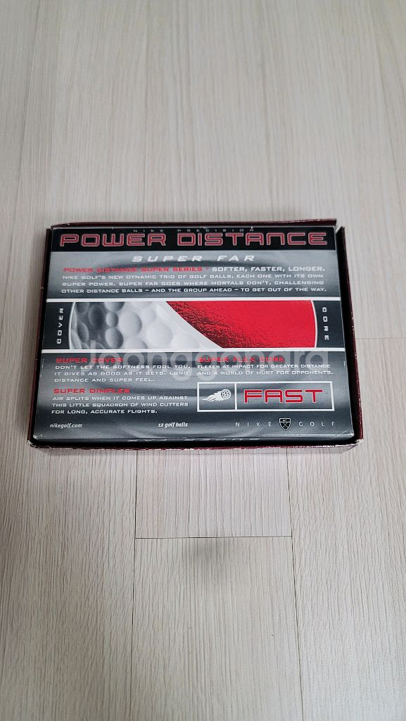 (새상품) 나이키 파워 디스턴스 슈퍼 파 골프공 12구--1