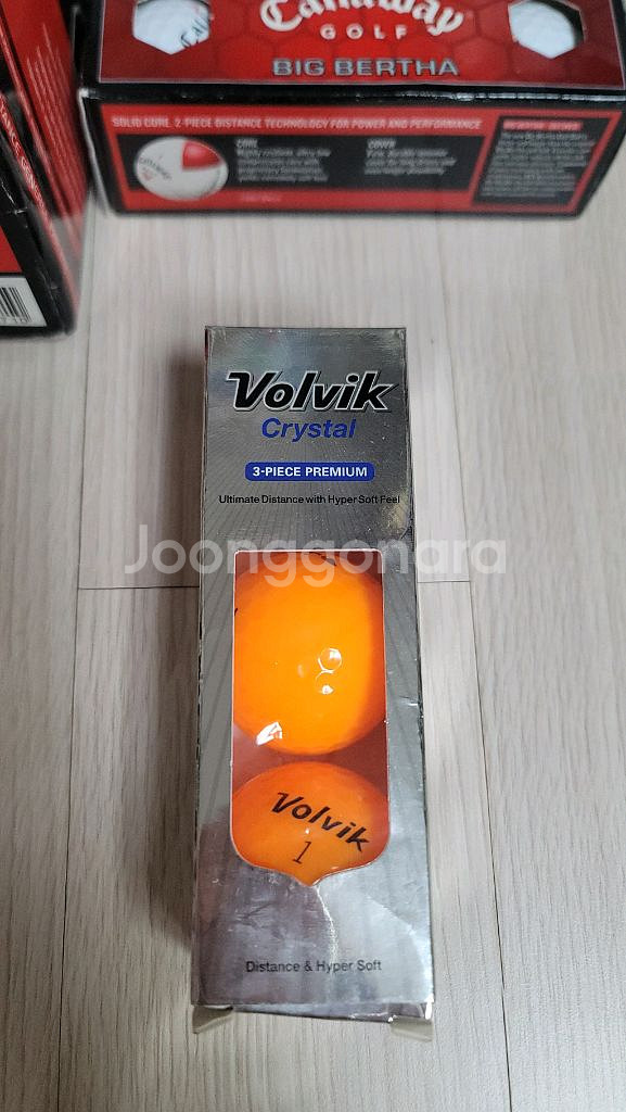 (새상품) 캘러웨이 빅버사 9구 & 볼빅 크리스탈 골프공 3구--1