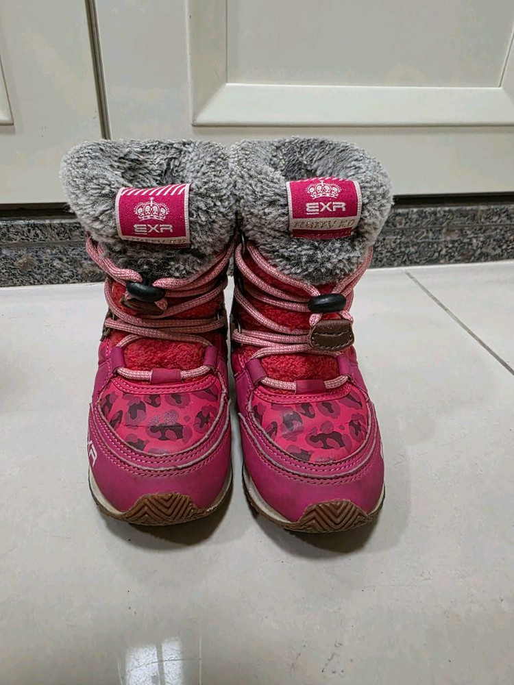 여아 부츠 150, 털구두--0