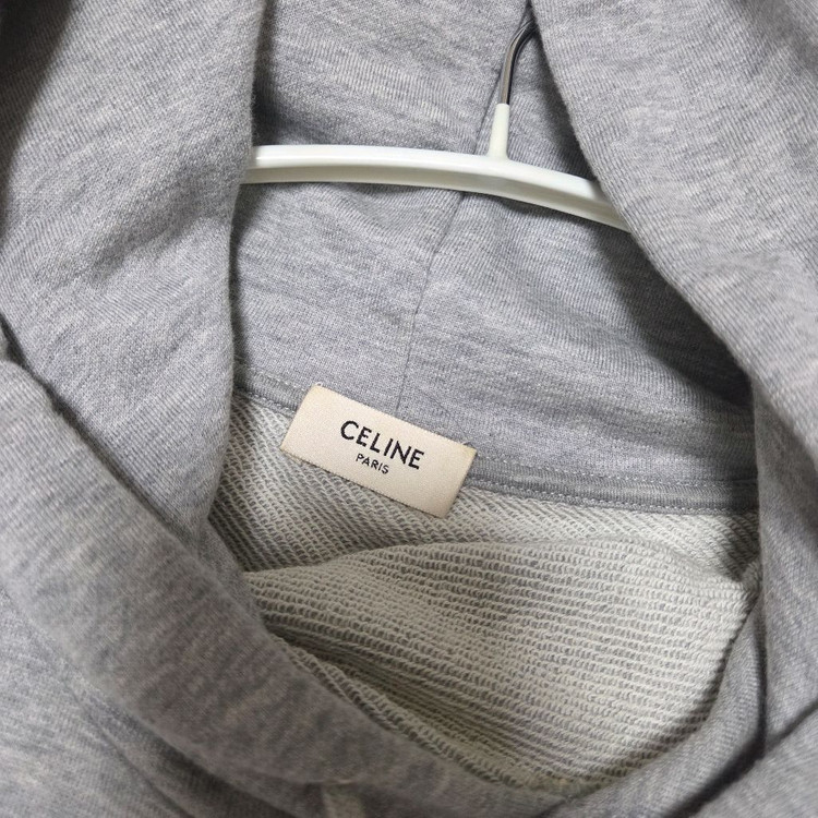 셀린느 트리옹프 코튼 캐시미어 후드--3