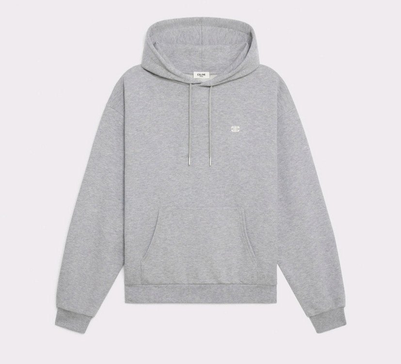 셀린느 트리옹프 코튼 캐시미어 후드--4