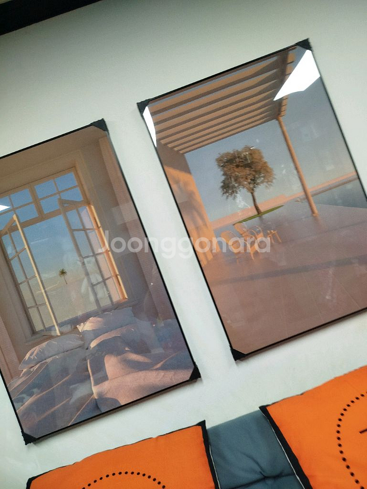 침실그림 침실액자 감성 창문 그림액자 그림 액자 팝아트 명품그림 명품액자 럭셔리 인테리어소품 인테리어 거실 꽃--3