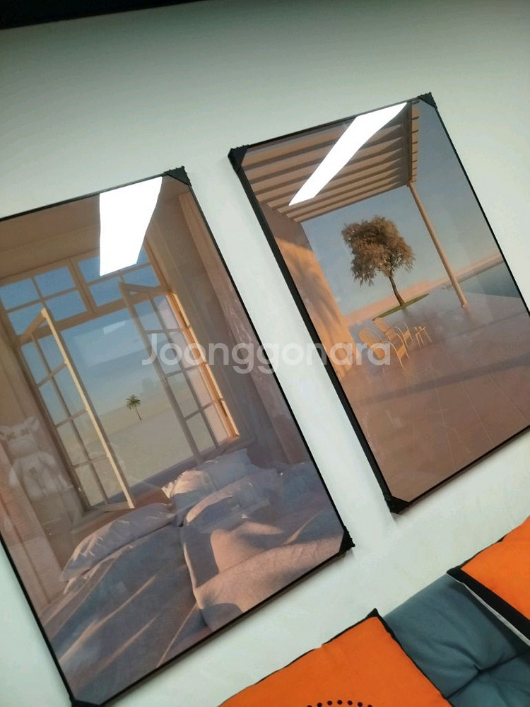 침실그림 침실액자 감성 창문 그림액자 그림 액자 팝아트 명품그림 명품액자 럭셔리 인테리어소품 인테리어 거실 꽃--7