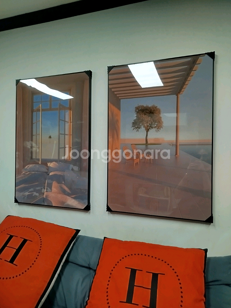 침실그림 침실액자 감성 창문 그림액자 그림 액자 팝아트 명품그림 명품액자 럭셔리 인테리어소품 인테리어 거실 꽃--8