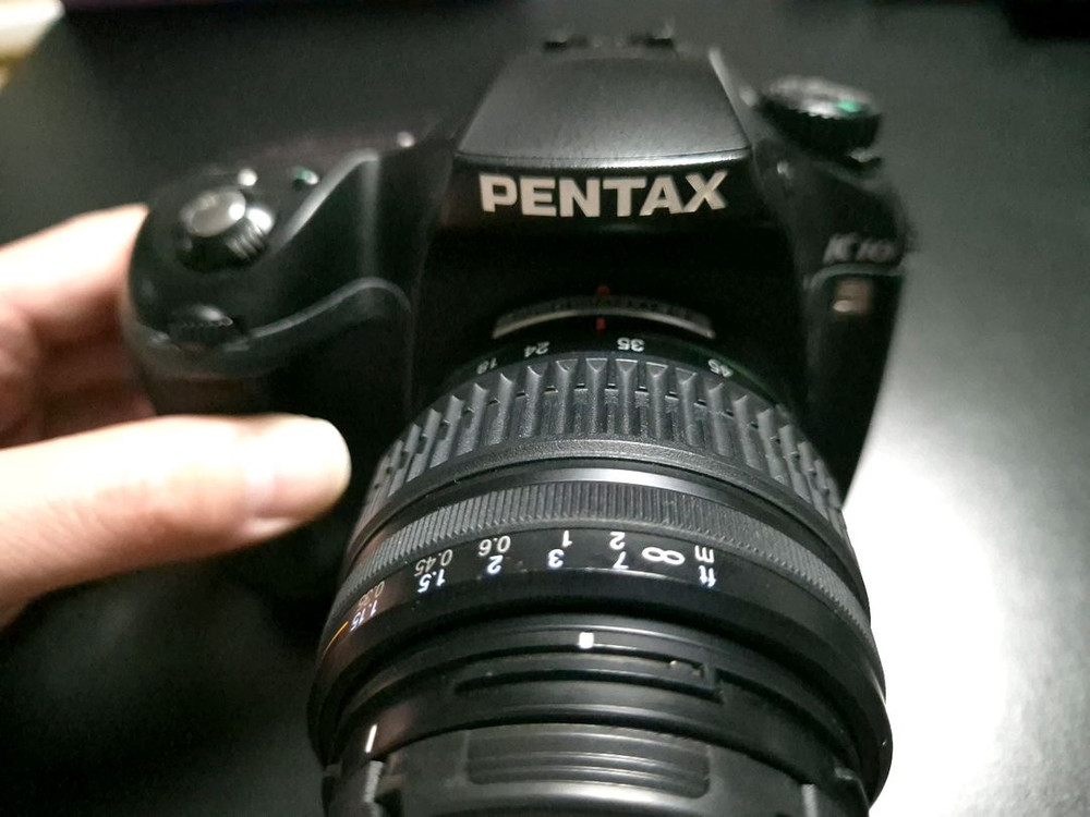 펜탁스 DSLR 카메라 K10D와 18-55mm 번들 렌즈--1