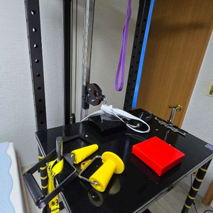 260만원어치 호머신 싱글 케이블 머신 h타입 추가옵션 100kg 팔씨름 핸들 풀옵션