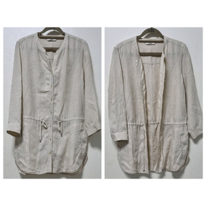 BCBG 린넨 마 블라우스 자켓