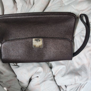 가죽 클러치백 엠씨엠