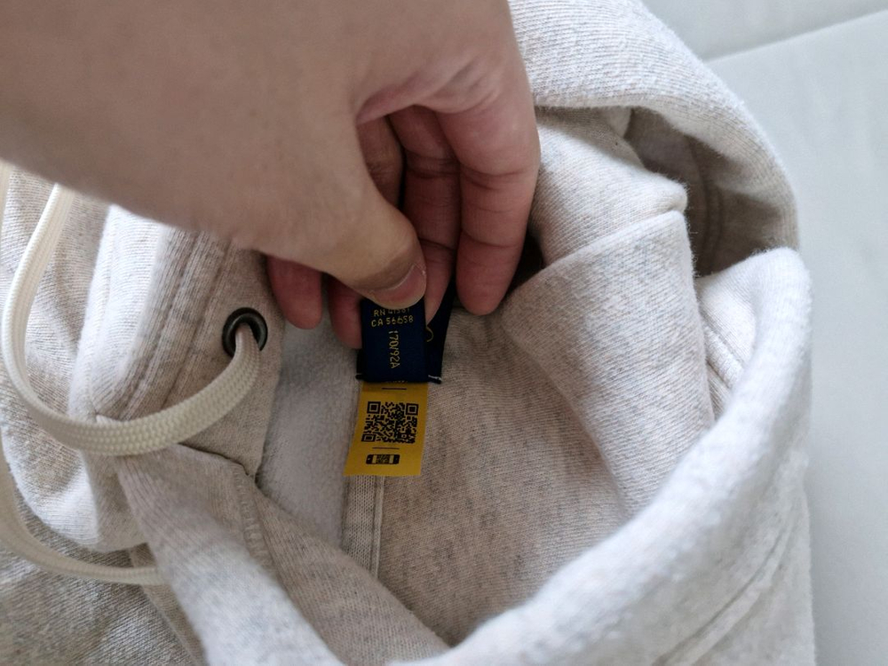 폴로 랄프로렌 베이지 후드티 S--4