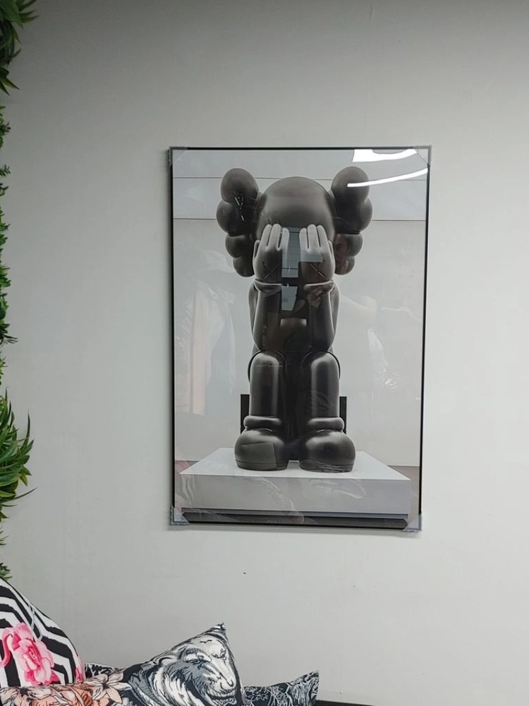 카우스 베어브릭 피큐어 대형 그림 액자 인테리어 소품 이미지