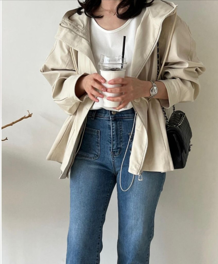 후드 야상 점퍼--4