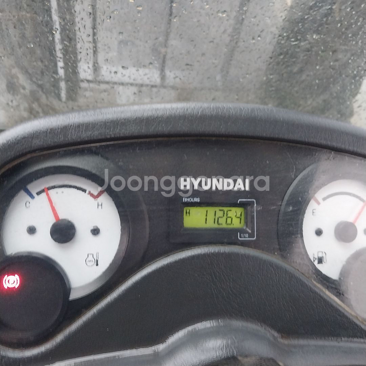 현대 중고 디젤지게차 3.3톤 1126시간 사용 사이드쉬프트 장착--3