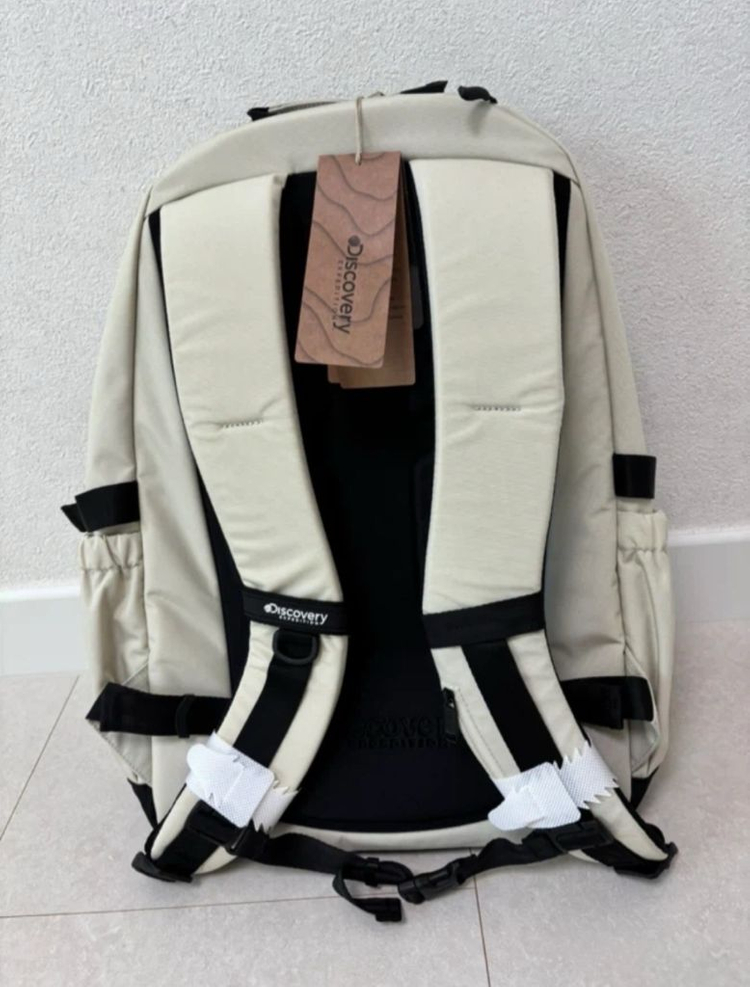 디스커버리 아이보리 백팩--2