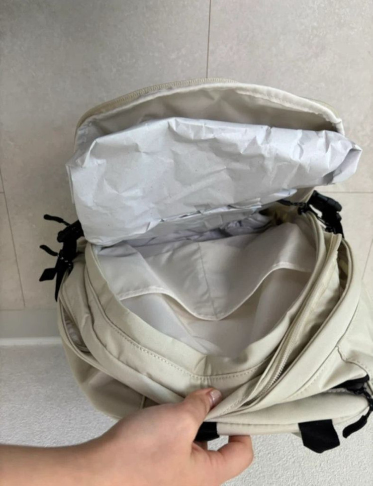 디스커버리 아이보리 백팩--4