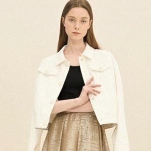 타임 time 레터링 골지 탑 프리사이즈 정품