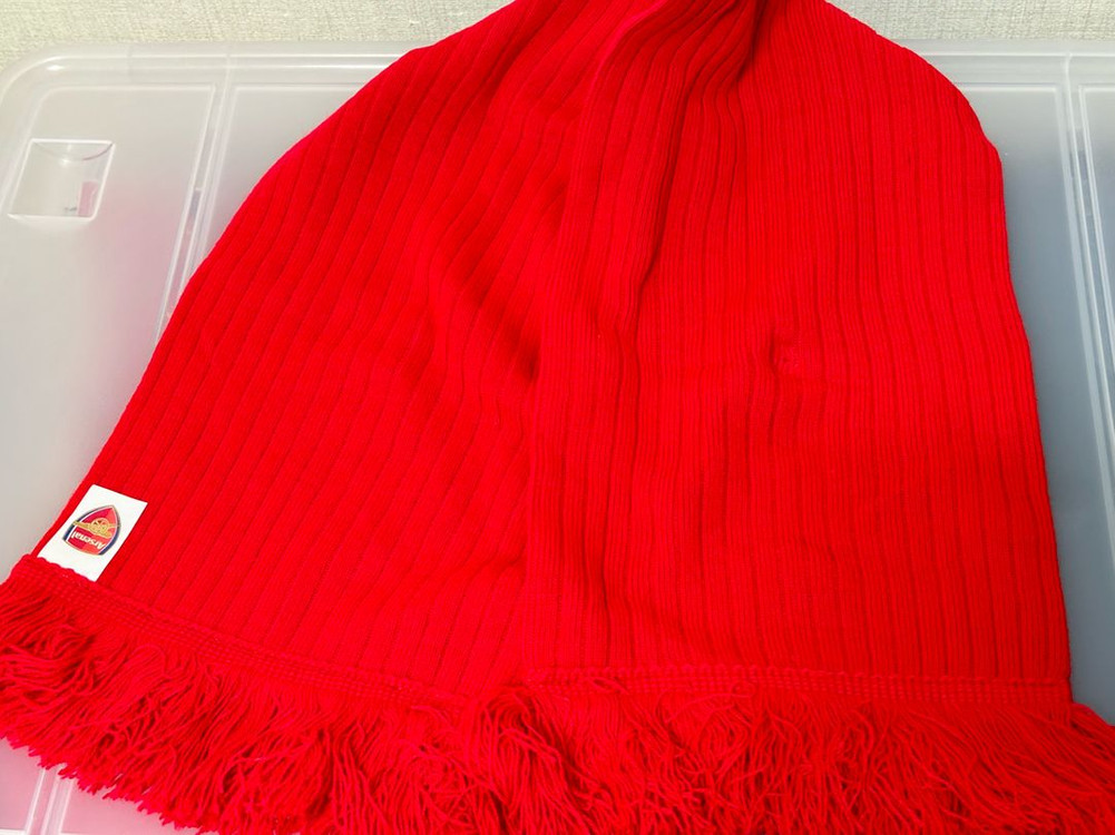 아스날 아크릴 머플러 스카프 영국산--5