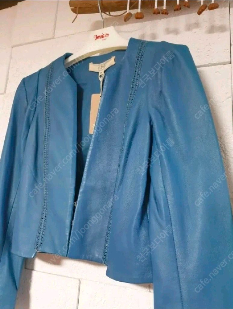 <정가 108만원> 아떼 바네사브루노 양가죽자켓 크롭자--1