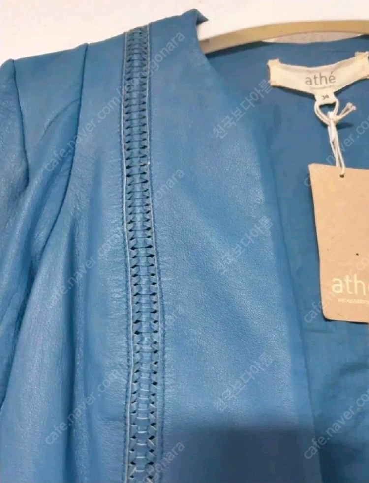 <정가 108만원> 아떼 바네사브루노 양가죽자켓 크롭자--4