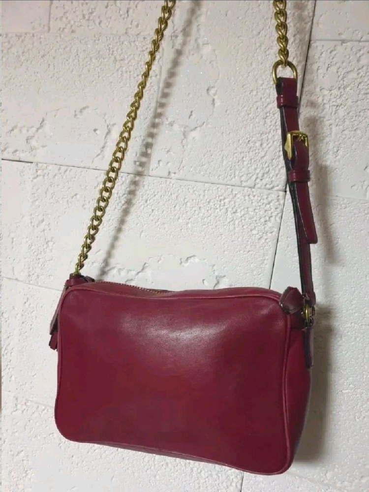 정품 코치 레거시 플라이트백 체인 크로스백--5