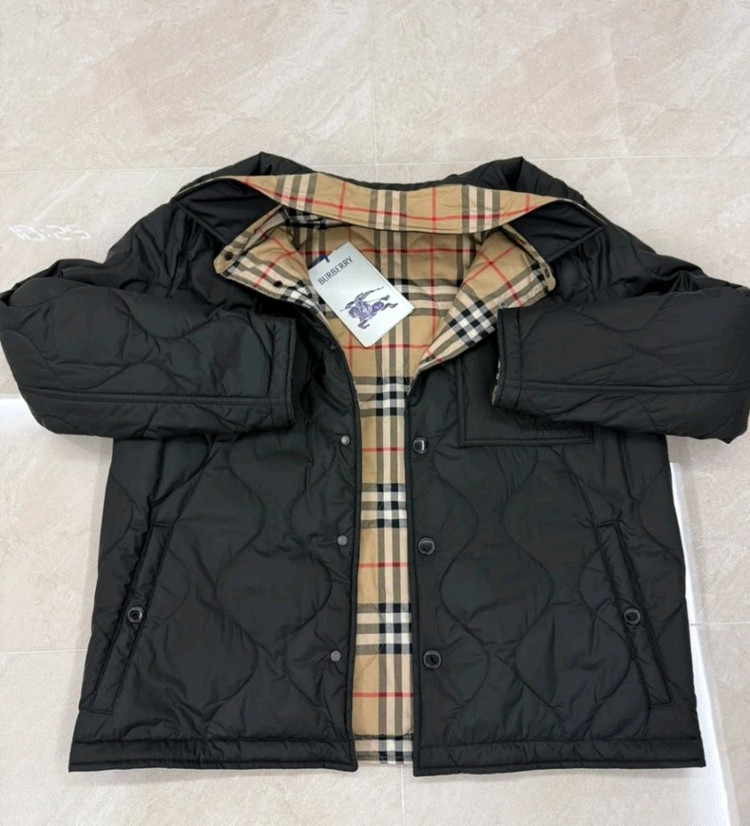 버버리 리버시블 퀼팅 자켓 이미지