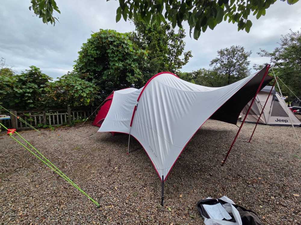 안나한 330 버건디, 세컨드스텝 하비타프, 제백 에어매트 260 (망치, 팩, 가방 포함) 이미지