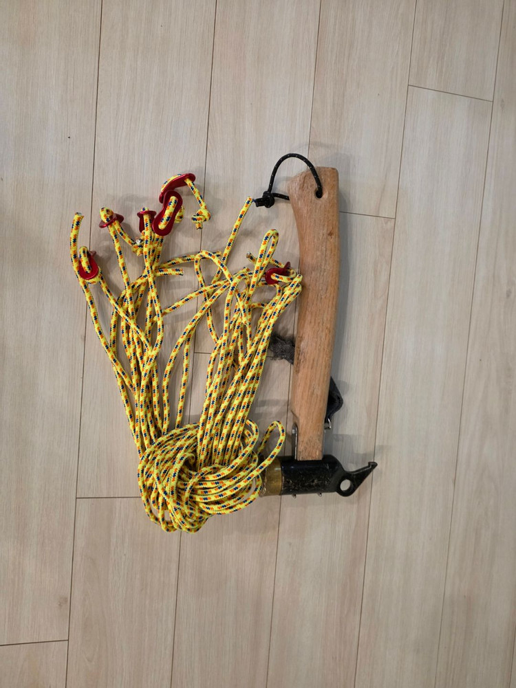 안나한 330 버건디, 세컨드스텝 하비타프, 제백 에어매트 260 (망치, 팩, 가방 포함) 이미지