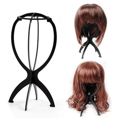 새 검정색 가발 걸이 거치대 보관 수납 스탠드 미용실--4