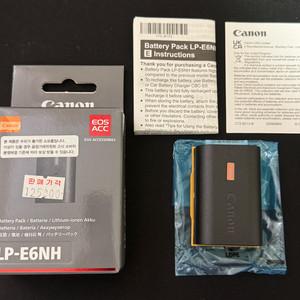 캐논 카메라배터리 LP-E6NH 팝니다.