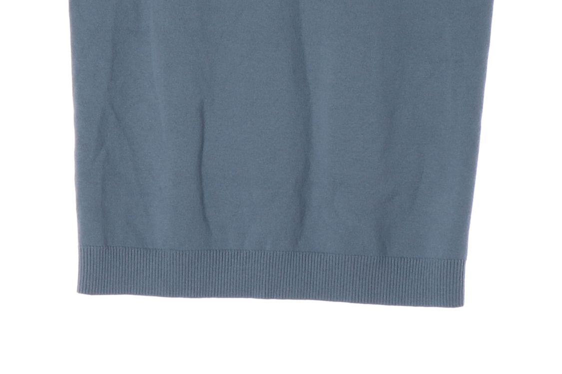 [M]코스 블루 울블렌드 브이넥 니트 베스트 조끼--2