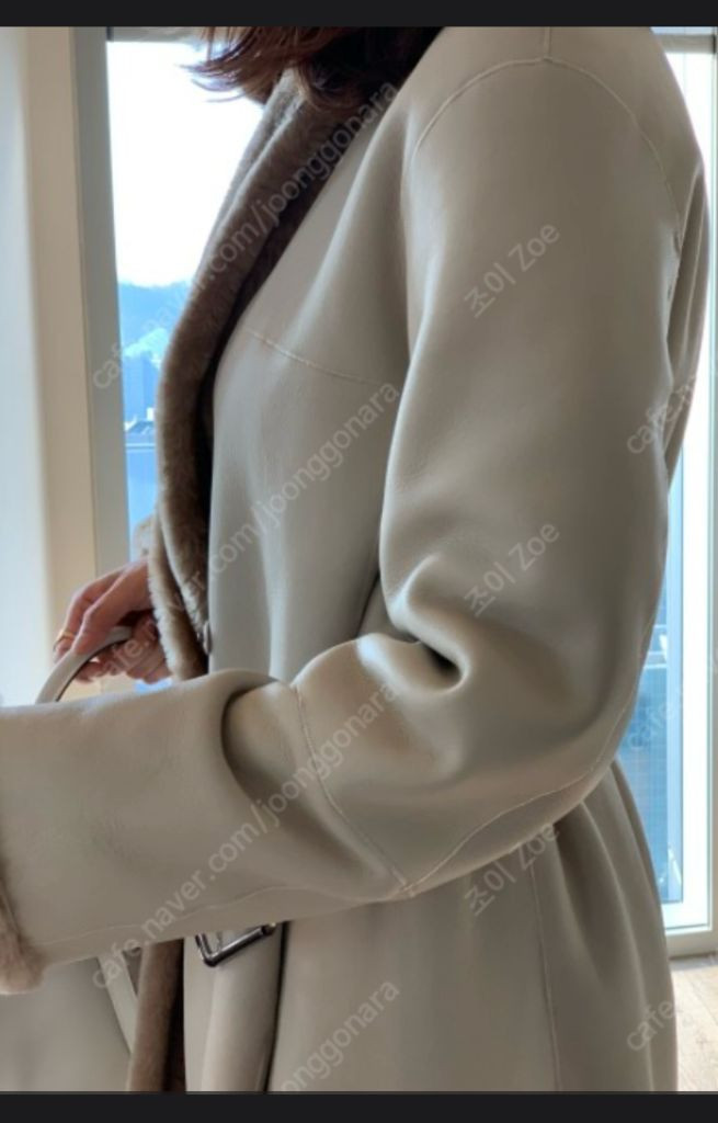 [소윰 SOYOOM X 레투 READY2WEAR] 2021 베이비 메리노 무스탕 베이지 38 (새상품) 이미지