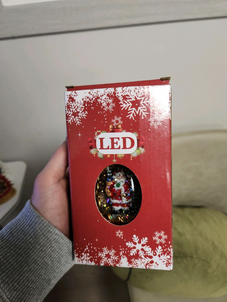 크리스마스 캔들 라이트 무드등--3