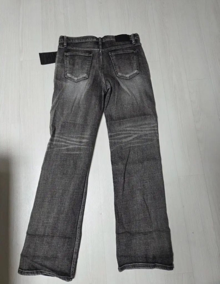 보헤미안 서울 크럼플드 워싱 데님 L 이미지