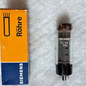 RFT/Siemens. EL34(6CA7) NOS NIB 1개 판매