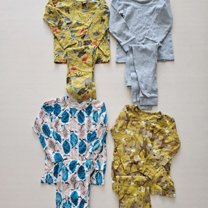 아동 실내복 유아 내복 아기 내의 상하의 세트 90