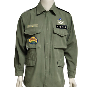 육군 구형 6사단 수색대대 병장 민무늬 야전상의 전투복 상의 자켓 (L) 이미지