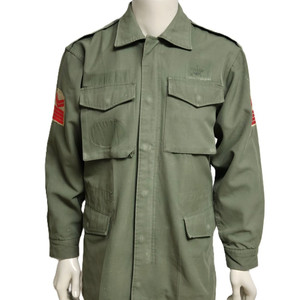 육군 구형 80s 중사 민무늬 야전상의 전투복 상의 자켓 점퍼 (L) 이미지