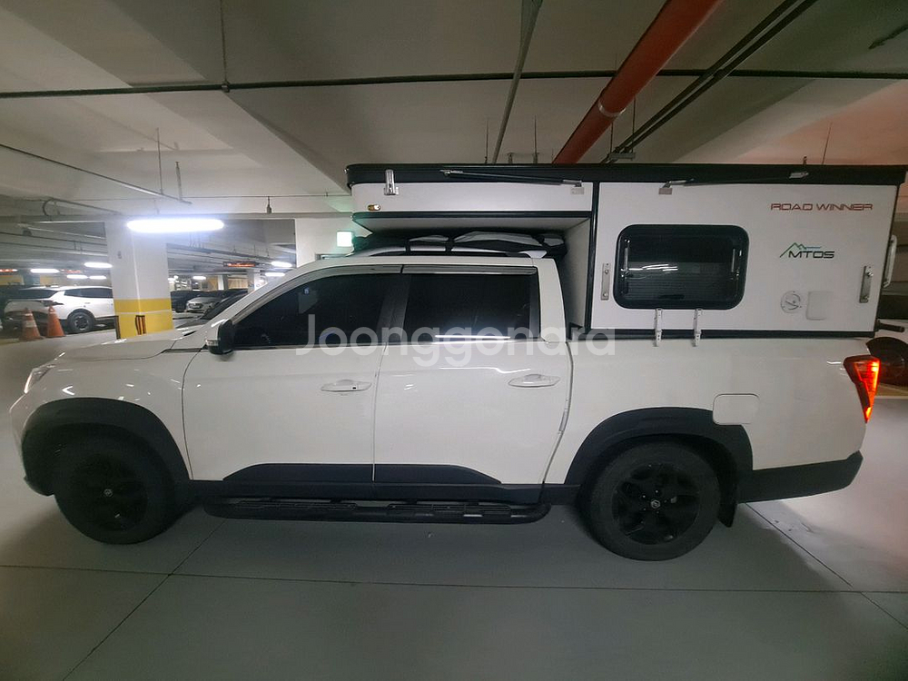 더뉴렉스턴스포츠칸 트럭팝업텐트카--2